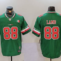 Men's Dallas Cowboys CeeDee Lamb #88 Green Vapor F.U.S.E. Limited Jersey1