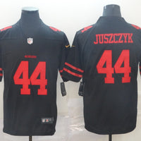 Men's San Francisco 49ers Kyle Juszczyk #44 Black Game Jersey1