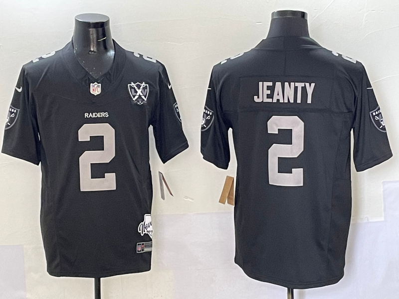 Ashton Jeanty Las Vegas Raiders Black Jersey