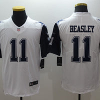Men's Dallas Cowboys Cole Beasley #11 White Game Player Jersey1