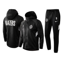 Men's Portland Trail Blazers 2019/20 Showtime Full-Zip Therma Flex Performance Hoodie