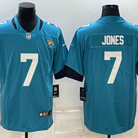 Men's Jacksonville Jaguars Zay Jones #7 Teal Game Jersey1