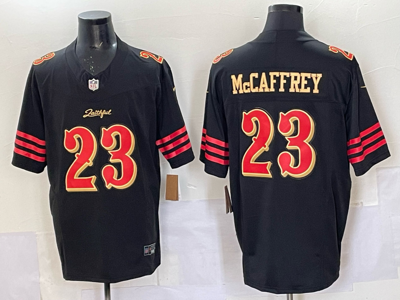Christian McCaffrey San Francisco 49ers Black Jersey