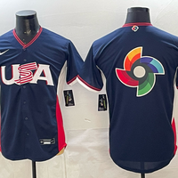Men's USA Baseball Navy 2026 World Baseball Classic Player Jersey