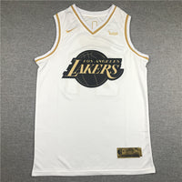 Men's Los Angeles Lakers Kobe Bryant #24 White Swingman Jersey1