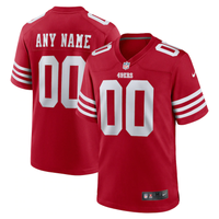 San Francisco 49ers Scarlet Custom Jersey