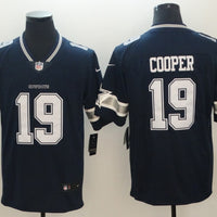 Men's Dallas Cowboys Amari Cooper #19 Navy Game Player Jersey1