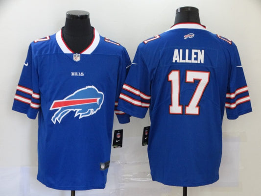 Men's Buffalo Bills Josh Allen #17 Blue Game Player Jersey1