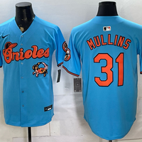 Men's Baltimore Orioles Cedric Mullins #31 Blue Limited Player Jersey