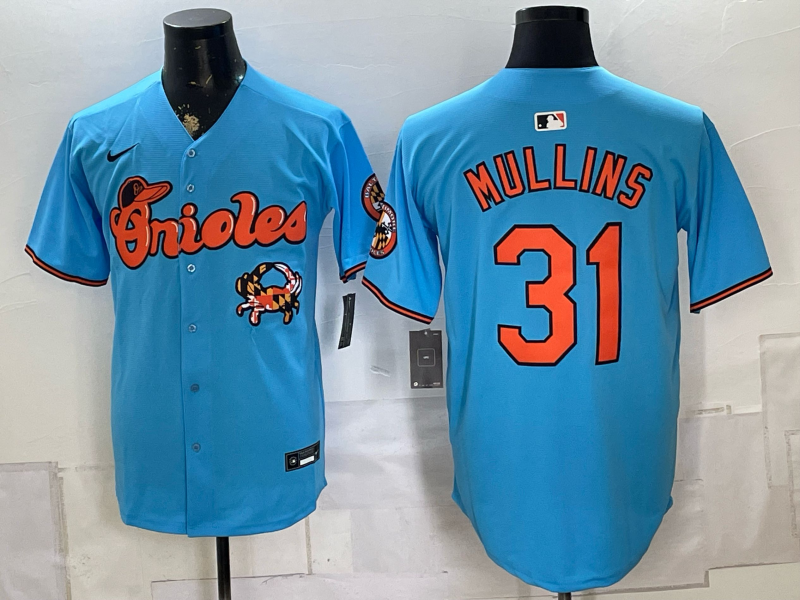 Men's Baltimore Orioles Cedric Mullins #31 Blue Limited Player Jersey