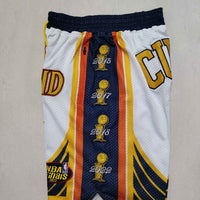 Men's Golden State Warriors Pocket White Basketball Shorts1