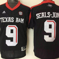 Men's Texas A&M Aggies Ricky Seals-Jones #9 Black Player Jersey