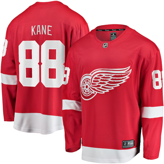 Men's Detroit Red Wings Patrick Kane #88 Red Home Breakaway Player Jersey1