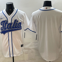 Men's Italy Baseball White 2026 World Baseball Classic Stadium Jersey