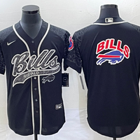 Men's Buffalo Bills Black RFLCTV Limited Jersey1