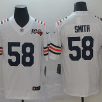 Men's Chicago Bears Roquan Smith #58 White Game Jersey1