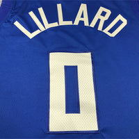 Men's Milwaukee Bucks Damian Lillard #0 Royal 2022/23 Swingman Jersey1 - City Edition