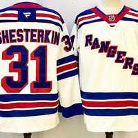 Men's New York Rangers Igor Shesterkin #31 Fanatics White Breakaway Player Jersey