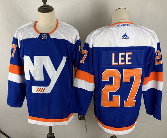 Men's New York Islanders Anders Lee #27 Royal Player Game Jersey1