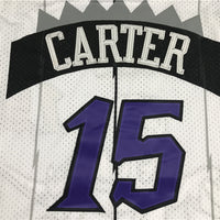 Men's Toronto Raptors Vince Carter Mitchell & Ness White Classics Jersey1