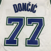 Men's Dallas Mavericks Luka Doncic White 2021/22 Swingman Jersey1 - City Edition