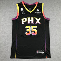 Men's Phoenix Suns Kevin Durant #35 Black 2022/23 Statement Edition Swingman Jersey1