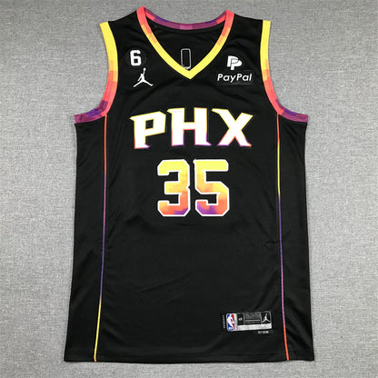 Men's Phoenix Suns Kevin Durant #35 Black 2022/23 Statement Edition Swingman Jersey1