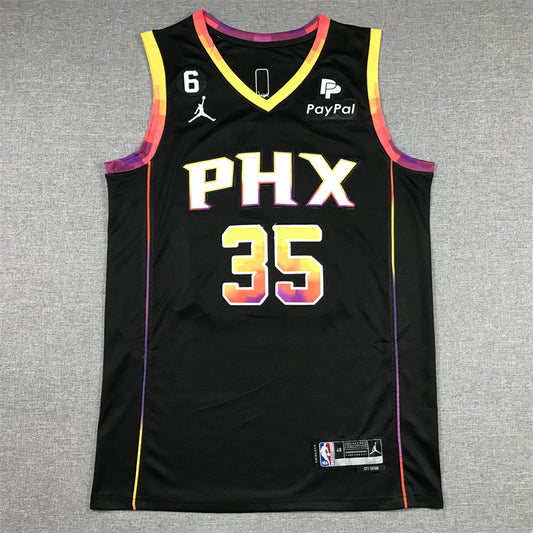 Men's Phoenix Suns Kevin Durant #35 Black 2022/23 Statement Edition Swingman Jersey1