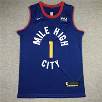 Men's Denver Nuggets Michael Porter Jr. Blue 2023 Fast Break Replica Jersey1