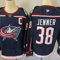 Men's Columbus Blue Jackets Boone Jenner #38 Fanatics Navy Player Jersey