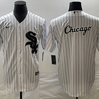 Men's Chicago White Sox White Home Replica Game Jersey1