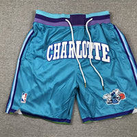 Charlotte Hornets Teal Pocket Shorts
