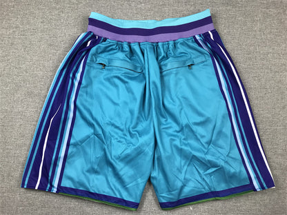 Men's Charlotte Hornets Teal Classic Edition Pocket Shorts11