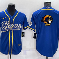 Men's Los Angeles Rams Blue Game Jersey1