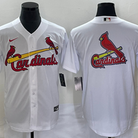 Men's St. Louis Cardinals White Home Replica Team Jersey1