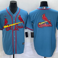 Men's St. Louis Cardinals Light Blue Alternate Replica Team Jersey1