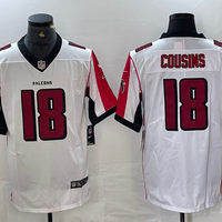 Men's Atlanta Falcons Kirk Cousins #18 White Game Jersey1