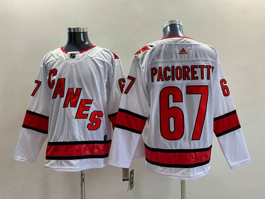 Men's Carolina Hurricanes Max Pacioretty #67 White Home Breakaway Player Jersey1