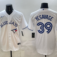 Men's Toronto Blue Jays Trey Yesavage #39 White Home Replica Jersey