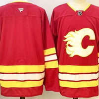 Men's Calgary Flames Fanatics Red Player Blank Jersey