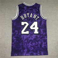 Men's Los Angeles Lakers Kobe Bryant #24 Purple Galaxy Swingman Jersey1