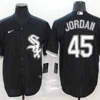 Michael Jordan Chicago White Sox Black Jersey