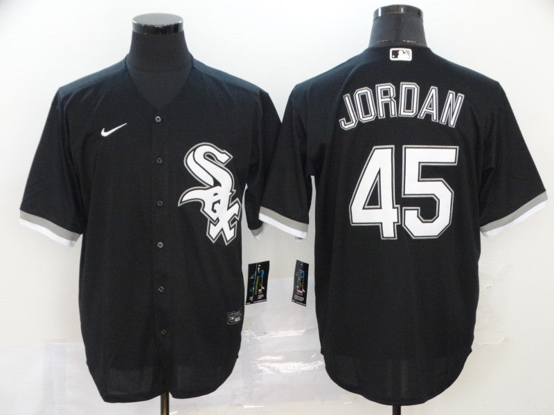 Michael Jordan Chicago White Sox Black Jersey
