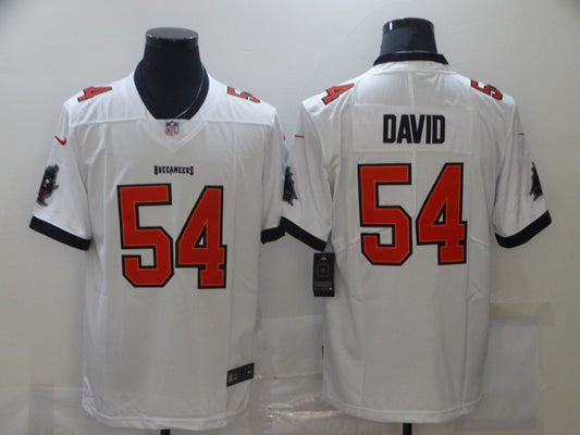 Men's Tampa Bay Buccaneers Lavonte David #54 White Game Player Jersey1