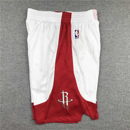 Men's Houston Rockets White 2021/22 Association Edition Basketball Shorts1