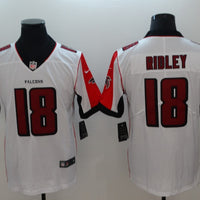 Men's Atlanta Falcons Calvin Ridley #18 White Game Jersey1