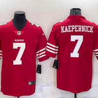 Men's San Francisco 49ers Colin Kaepernick #7 Red Player Jersey1