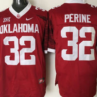 Men's Oklahoma Sooners Samaje Perine #32 Crimson Player Game Jersey