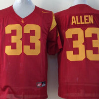 Men's USC Trojans Marcus Allen #33 Cardinal Player Game Jersey
