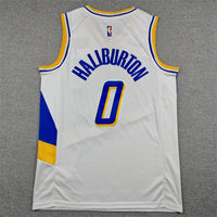 Men's Indiana Pacers Tyrese Haliburton #0 White 2025/26 Swingman Jersey - City Edition